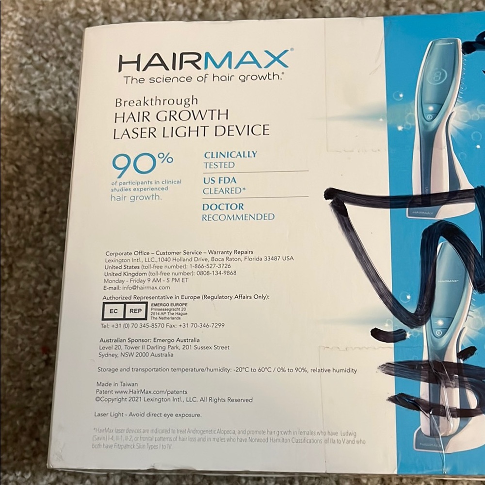 HairMax Laser Light Device